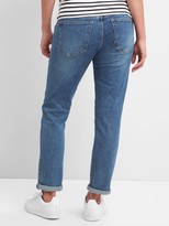 Thumbnail for your product : Gap Maternity Inset Panel Repaired Girlfriend Jeans