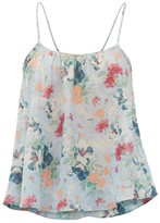Thumbnail for your product : Loup Charmant Floral-print Organic-cotton Cami Top - Blue Print