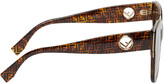 Thumbnail for your product : Fendi Tortoiseshell 'F Is Fendi' Square Sunglasses