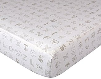 Living Textiles Fitted Sheet - My First Alphabet