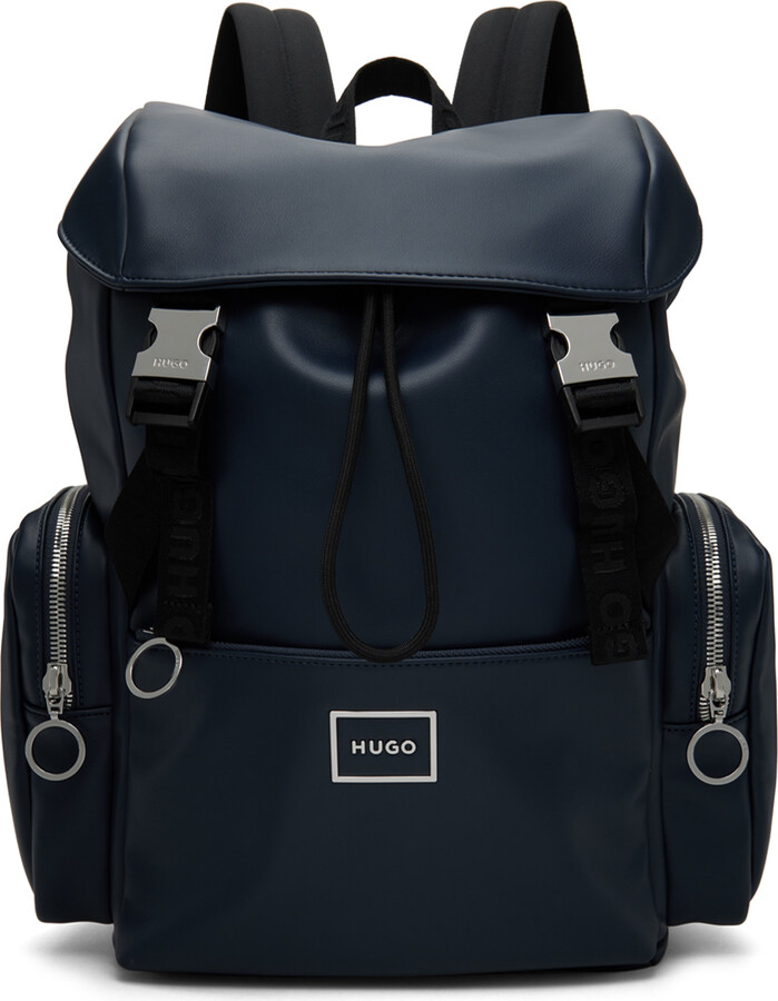 HUGO BOSS Navy Elliott Backpack - ShopStyle