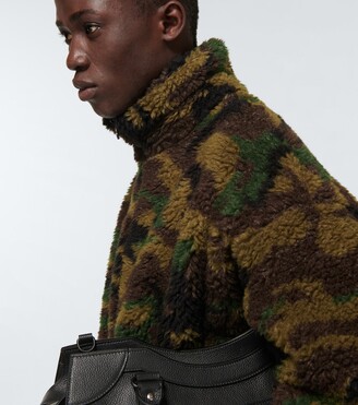 Balenciaga Camouflage fleece jacket - ShopStyle