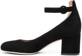 Thumbnail for your product : Gianvito Rossi Suede Ankle Strap Flats