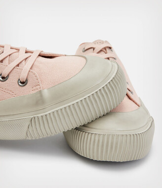 AllSaints Dumont Low Top Sneakers | Size 7 | Dip Dye Pink