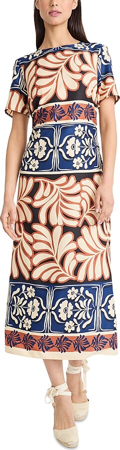 Donna Morgan Printed Midi Dress