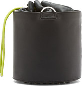 Thumbnail for your product : Alexander Wang Black Grained Leather Bucket Bag