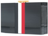 Thumbnail for your product : Thom Browne Rwb Stripe Plexiglass Box Clutch