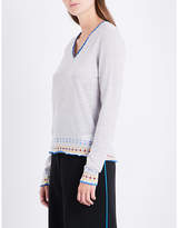 Thumbnail for your product : Peter Pilotto Patterned knitted wool jumper
