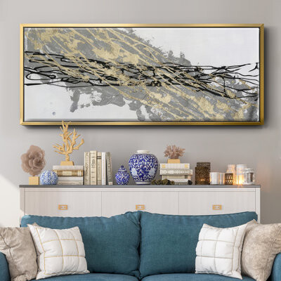 Wexford Home Mistral IV in White - Framed Canvas