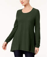 Thumbnail for your product : Style&Co. Style & Co Peplum-Back Tunic Sweater, Created for Macy's