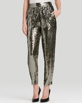 Thumbnail for your product : Alice + Olivia Pants - Sequin Gathered