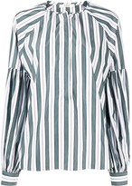 Thumbnail for your product : Odeeh Striped Oversized Blouse
