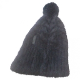 Thumbnail for your product : Prada Black Wool Beanie Hat