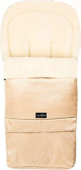 Cover Baby LLC Cover Baby 0-3 Years Scandinavian Organic Wool Adjustable Footmuff in Light Beige