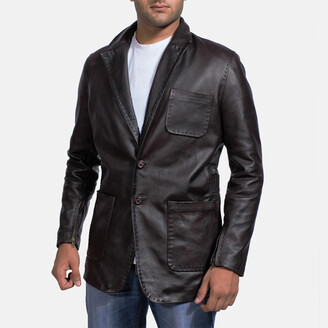 buffalo panelled biker jacket
