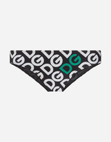 Thumbnail for your product : Dolce & Gabbana Bikini Bottoms With Logo Print