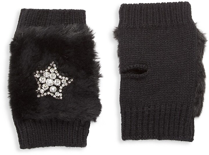 One Size Details about   Girl's Youth Toby & Me Lavender & Black Set of 2 Knit Gloves 