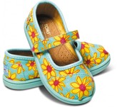 Thumbnail for your product : Toms Yellow Daisy Tiny Mary Janes