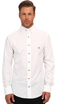 Thumbnail for your product : Vivienne Westwood Trile Button Collar Stretch Cotton Button  Men's Long Sleeve Button