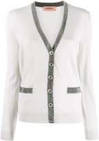 Thumbnail for your product : Missoni Two-Tone V-Neck Cardigan