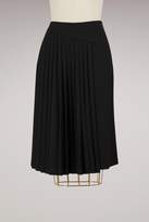 Pleated Wool Skirt 