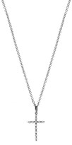 Thumbnail for your product : Bony Levy Diamond Cross Pendant Necklace