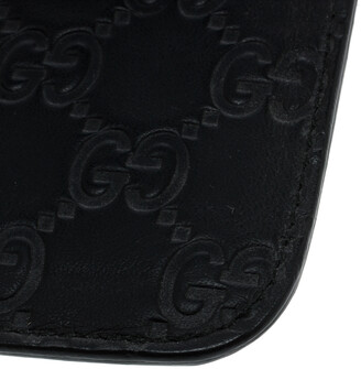 Gucci Black Guccissima Leather iPhone 4/4s Case