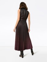 Thumbnail for your product : Mary Katrantzou Julia pleated checked midi-dress