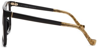 Loewe Filipa Oversized Flap-top Acetate Glasses - Black