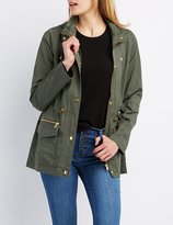 Thumbnail for your product : Charlotte Russe Hooded Anorak Jacket