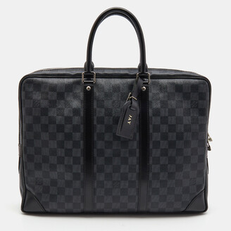 Louis Vuitton Black Epi Leather Robusto 2 Compartment Briefcase ref.367661  - Joli Closet
