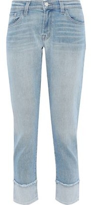 J Brand Sadey Slim Straight Cropped Mid-rise Straight-leg Jeans
