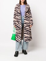 Thumbnail for your product : Stand Studio Winnie zebra-print coat