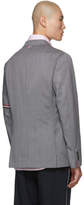 Thumbnail for your product : Thom Browne Grey Unconstructed Engineered Stripe Blazer