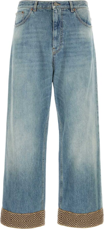 Valentino Garavani Denim Wide-leg Jeans