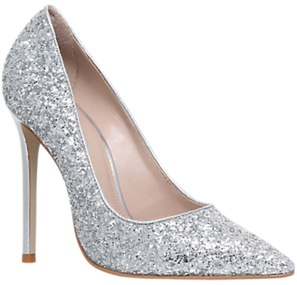 Carvela Alice Stiletto Heeled Court Shoe, Glitter