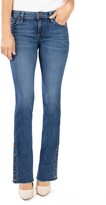 Thumbnail for your product : KUT from the Kloth Button Detail Raw Hem Bootcut Jeans