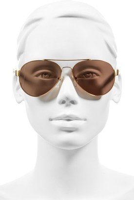 Burberry Women's 59Mm Aviator Sunglasses - Gold