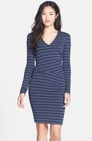 Thumbnail for your product : Nicole Miller Stripe Jersey Body-Con Dress