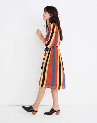 Madewell Whit Striped Pia Dress