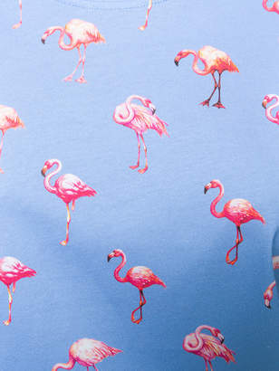 Victoria Beckham Victoria flamingo print T-shirt