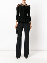 Thumbnail for your product : Alexander McQueen knitted peplum top