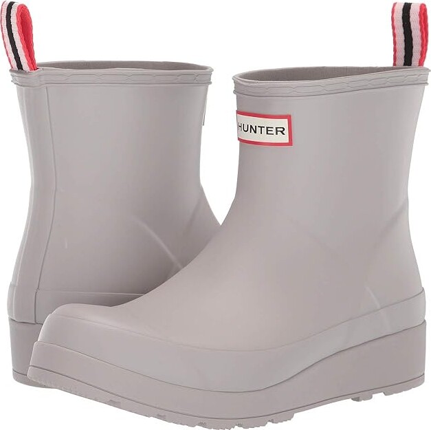 Hunter Play Short Women's Rain Boots Zinc : 8 M, Rubber