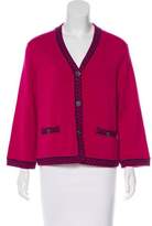 Thumbnail for your product : Chanel Cashmere Button-Up Cardigan w/ Tags