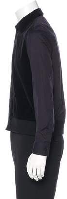 Givenchy Wool-Trimmed Velvet Shirt Jacket