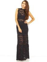 Thumbnail for your product : Nightcap Clothing Dixie Lace Cutout Maxi in Charcoal
