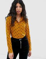 Thumbnail for your product : Brave Soul shirt in polka dot