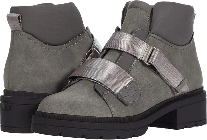 Women's Rocket Dog Ilani Boots Dark Gray Round Toe Ankle Booties JOBB133