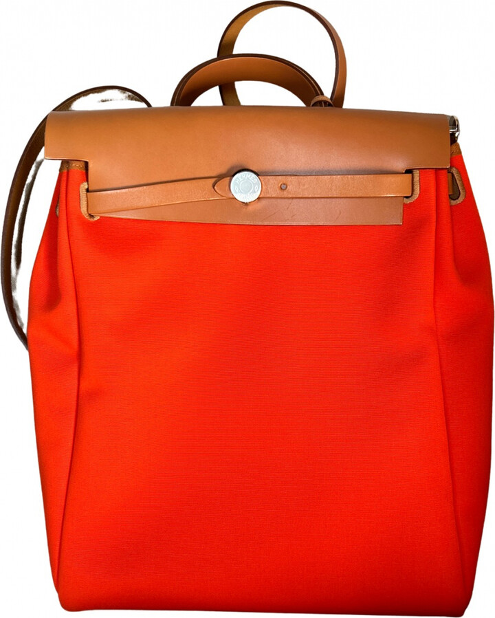 Hermes Herbag leather backpack - ShopStyle