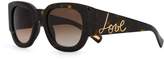 Thumbnail for your product : Lanvin tortoiseshell 'Love' sunglasses